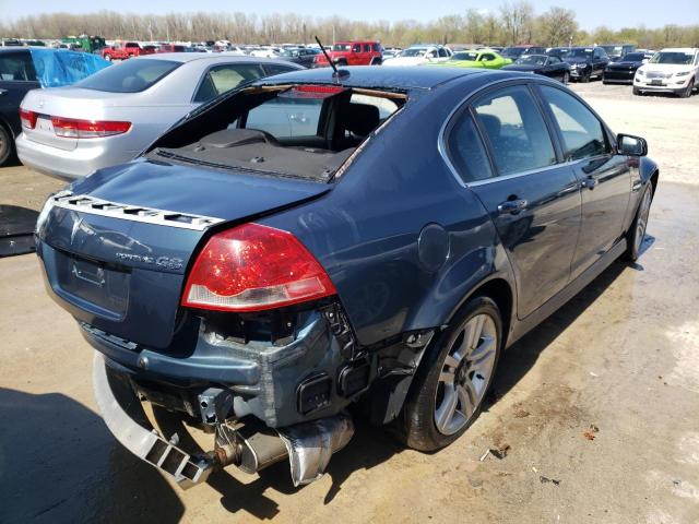 6G2ER57779L168362 - 2009 PONTIAC G8 BLUE photo 4