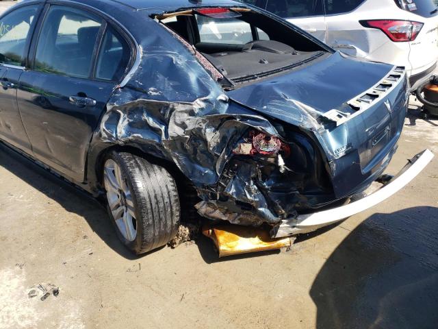 6G2ER57779L168362 - 2009 PONTIAC G8 BLUE photo 9