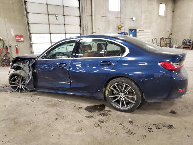 WBA5R7C55KAJ86477 - 2019 BMW 3 SERIES BLUE photo 2