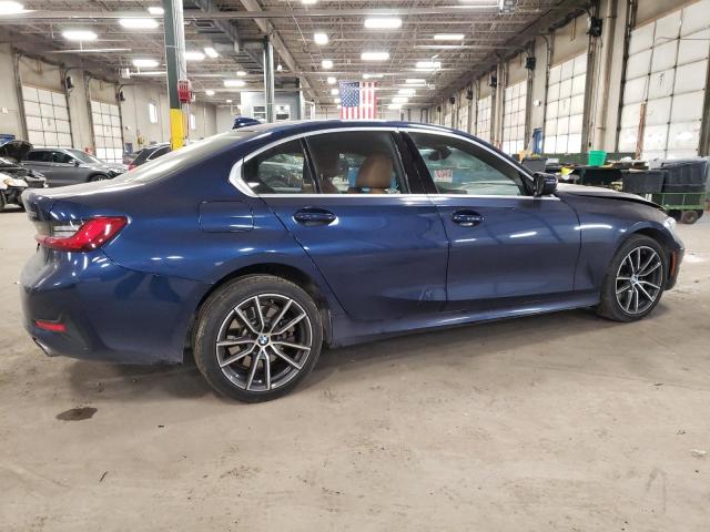 WBA5R7C55KAJ86477 - 2019 BMW 3 SERIES BLUE photo 3