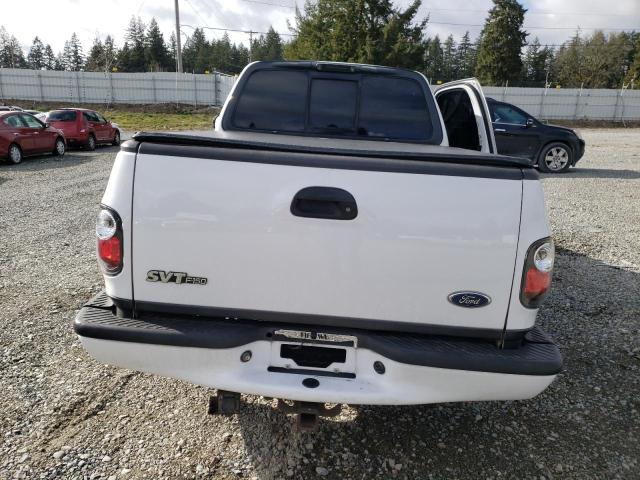 2FTRF07353CA82925 - 2003 FORD F150 SVT LIGHTNING WHITE photo 6