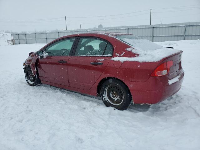 2HGFA16336H009716 - 2006 HONDA CIVIC DX VP Bordo foto 2