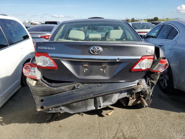 JTDBU4EE7B9145883 - 2011 TOYOTA COROLLA BASE GRAY photo 6