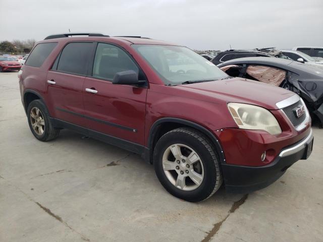 1GKER13D29J133404 - 2009 GMC ACADIA SLE BURGUNDY photo 4