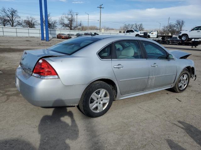 2G1WA5EK5A1154457 - 2010 CHEVROLET IMPALA LS SILVER photo 3