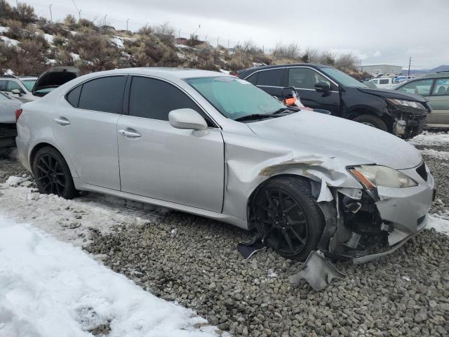 JTHBK262675039744 - 2007 LEXUS IS 250 SILVER photo 4