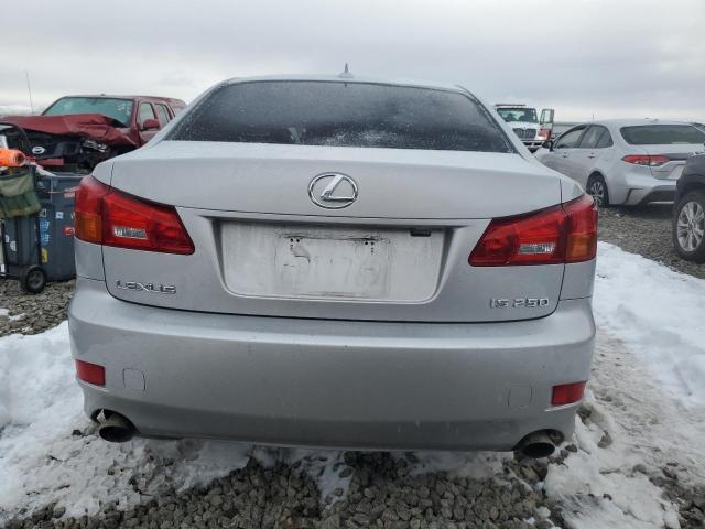 JTHBK262675039744 - 2007 LEXUS IS 250 SILVER photo 6