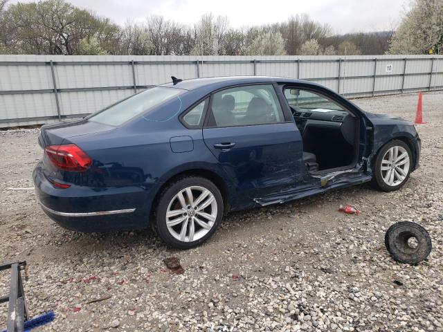 1VWLA7A34KC008287 - 2019 VOLKSWAGEN PASSAT WOLFSBURG BLUE photo 3