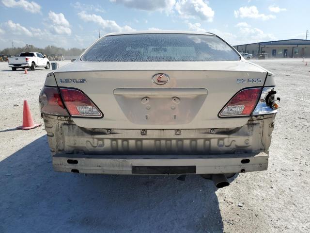 JTHBA30G245037062 - 2004 LEXUS ES 330 BEIGE photo 6