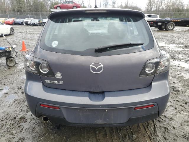 JM1BK343681832831 - 2008 MAZDA 3 HATCHBACK GRAY photo 6