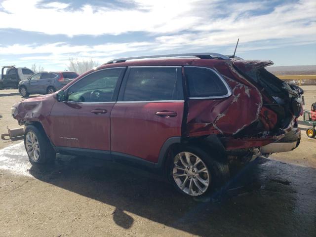 1C4PJMCXXKD101912 - 2019 JEEP CHEROKEE LATITUDE MAROON photo 2