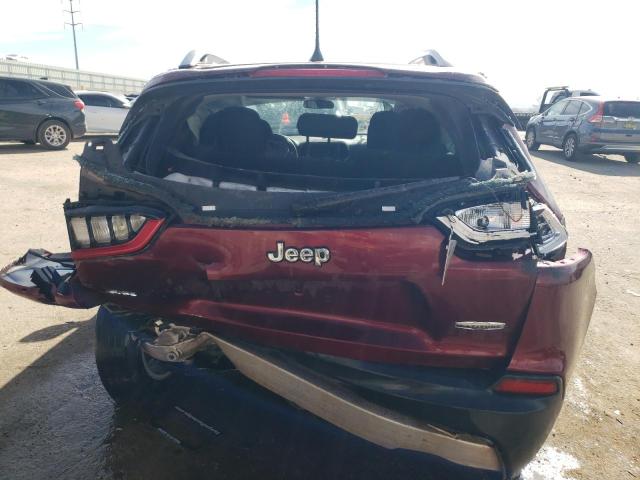 1C4PJMCXXKD101912 - 2019 JEEP CHEROKEE LATITUDE MAROON photo 6