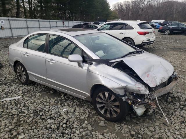 2HGFA16839H356088 - 2009 HONDA CIVIC EX SILVER photo 4