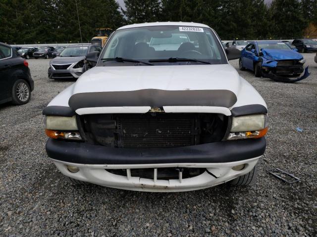 1B7HL38N12S528939 - 2002 DODGE DAKOTA QUAD SPORT WHITE photo 5