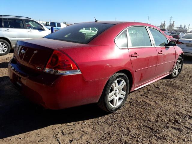 2G1WB5E38E1128396 - 2014 CHEVROLET IMPALA LIM LT RED photo 3