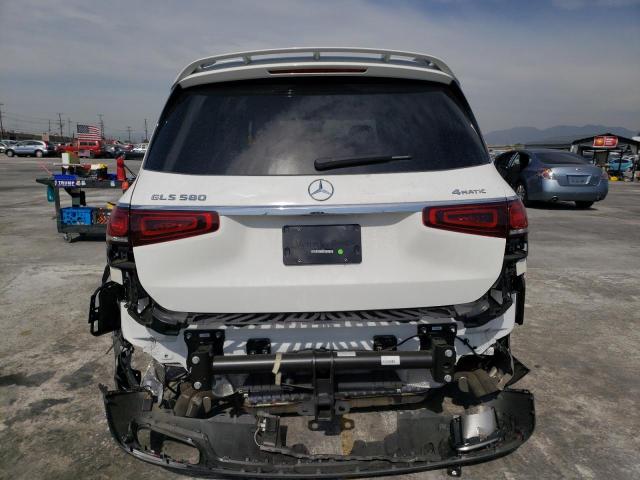 4JGFF8GE6LA198344 - 2020 MERCEDES-BENZ GLS 580 4MATIC WHITE photo 6