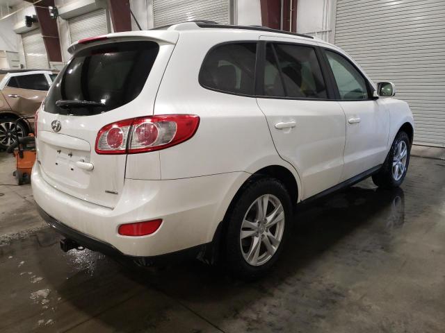 5XYZHDAG4CG104993 - 2012 HYUNDAI SANTA FE SE WHITE photo 3