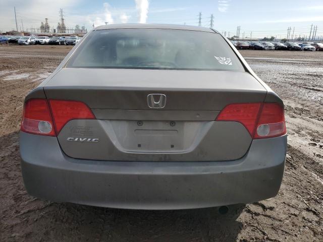 1HGFA16576L081197 - 2006 HONDA CIVIC LX GRAY photo 6