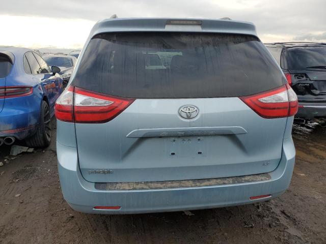 5TDKK3DC8GS735485 - 2016 TOYOTA SIENNA LE BLUE photo 6