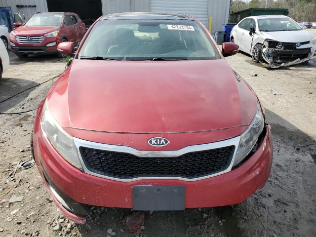 5XXGN4A71CG011854 - 2012 KIA OPTIMA EX RED photo 5