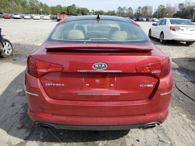 5XXGN4A71CG011854 - 2012 KIA OPTIMA EX RED photo 6