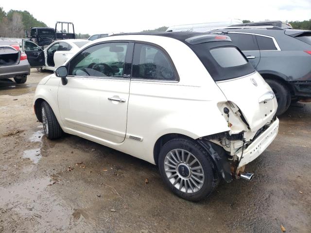 3C3CFFER5DT741179 - 2013 FIAT 500 LOUNGE WHITE photo 2