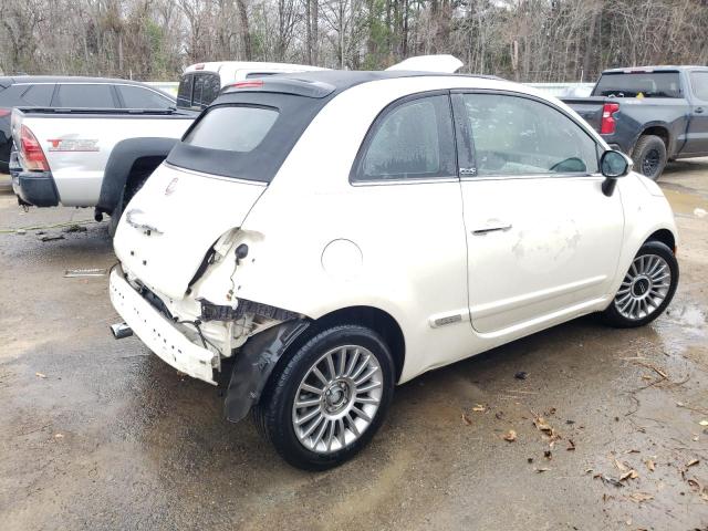 3C3CFFER5DT741179 - 2013 FIAT 500 LOUNGE WHITE photo 3