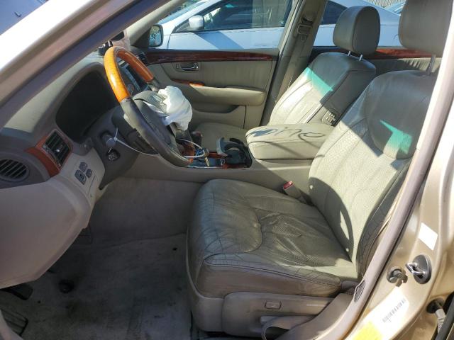 JTHBN30F830100348 - 2003 LEXUS LS 430 TAN photo 7