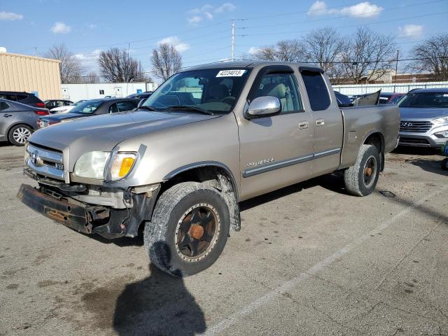 5TBBT441X4S443469 - 2004 TOYOTA TUNDRA ACCESS CAB SR5 TAN photo 1