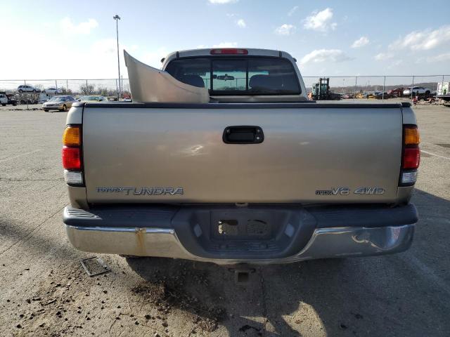 5TBBT441X4S443469 - 2004 TOYOTA TUNDRA ACCESS CAB SR5 TAN photo 6