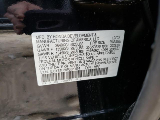 5J8YE1H80PL020554 - 2023 ACURA MDX ADVANCE BLACK photo 14