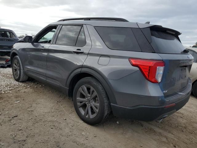 1FMSK7DH8MGB22982 - 2021 FORD EXPLORER XLT GRAY photo 2