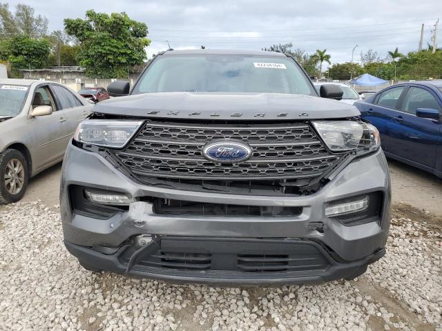 1FMSK7DH8MGB22982 - 2021 FORD EXPLORER XLT GRAY photo 5