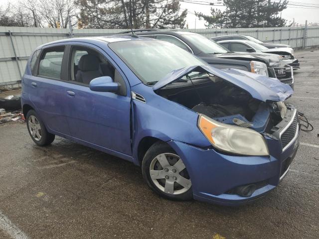 KL1TD66E89B317489 - 2009 CHEVROLET AVEO LS BLUE photo 4