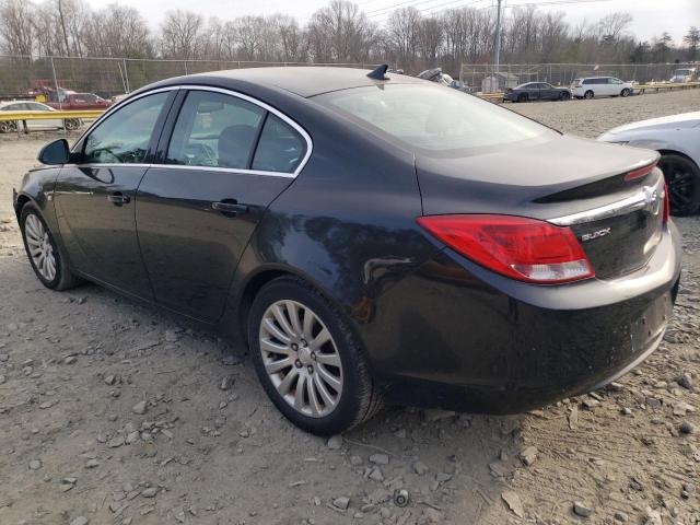 W04GR5EC8B1005510 - 2011 BUICK REGAL CXL BLACK photo 2