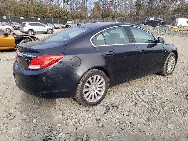 W04GR5EC8B1005510 - 2011 BUICK REGAL CXL BLACK photo 3