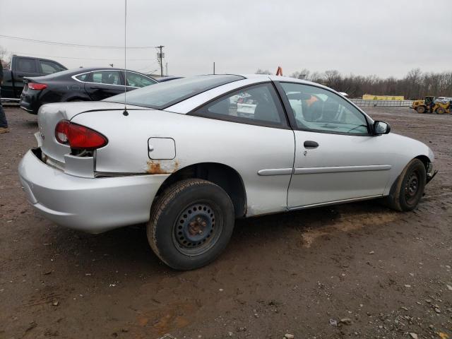 1G1JC124027469870 - 2002 CHEVROLET CAVALIER SILVER photo 3