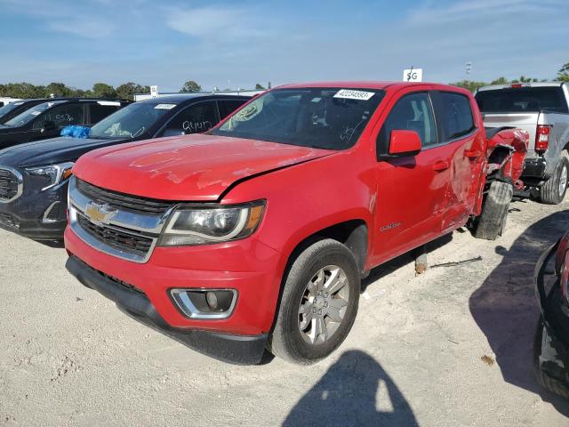 1GCGTCE38G1184070 - 2016 CHEVROLET COLORADO LT RED photo 1