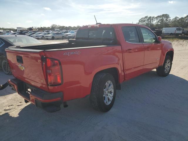 1GCGTCE38G1184070 - 2016 CHEVROLET COLORADO LT RED photo 3