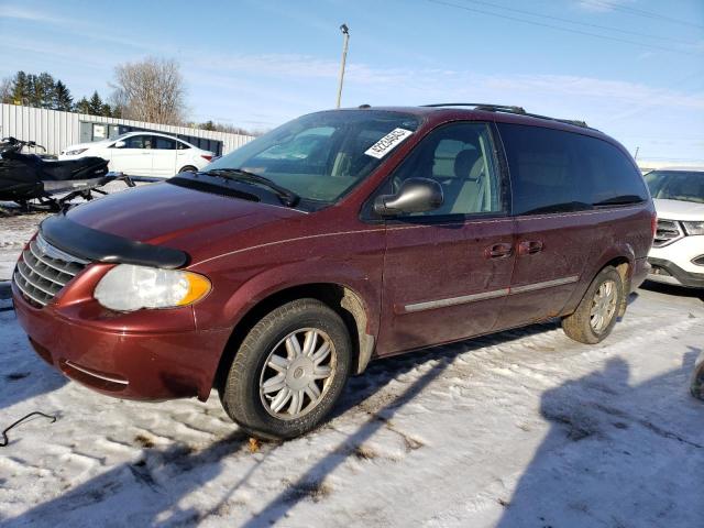 2A4GP54L57R210826 - 2007 CHRYSLER TOWN & COU TOURING ბურგუნდია ფოტო 1