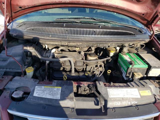 2A4GP54L57R210826 - 2007 CHRYSLER TOWN & COU TOURING ბურგუნდია ფოტო 12