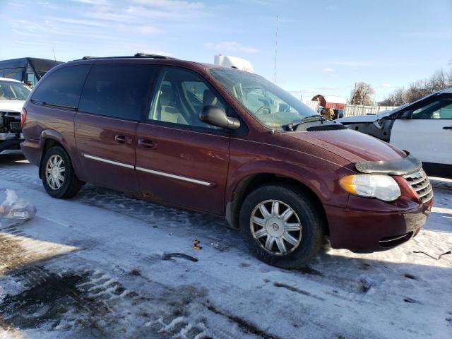 2A4GP54L57R210826 - 2007 CHRYSLER TOWN & COU TOURING ბურგუნდია ფოტო 4