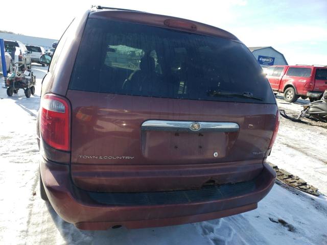 2A4GP54L57R210826 - 2007 CHRYSLER TOWN & COU TOURING ბურგუნდია ფოტო 6