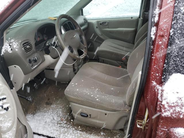 2A4GP54L57R210826 - 2007 CHRYSLER TOWN & COU TOURING ბურგუნდია ფოტო 7