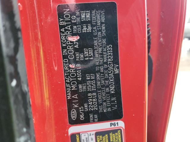 KNDJX3A59G7823135 - 2016 KIA SOUL ! RED photo 12