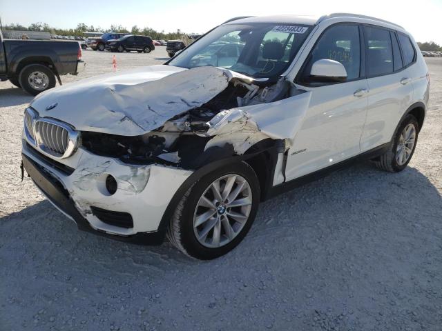 5UXWZ7C33H0V93233 - 2017 BMW X3 SDRIVE28I WHITE photo 1