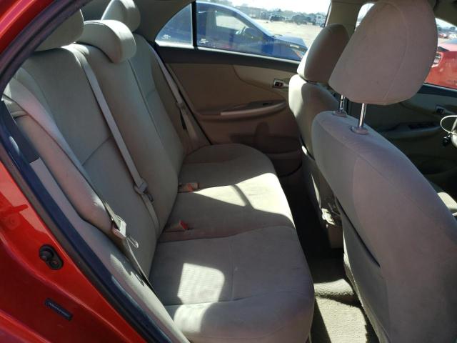 1NXBU4EE6AZ360047 - 2010 TOYOTA COROLLA BASE RED photo 10