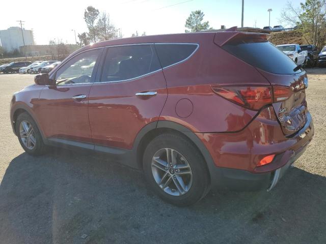 5XYZT3LB1HG449867 - 2017 HYUNDAI SANTA FE RED photo 2