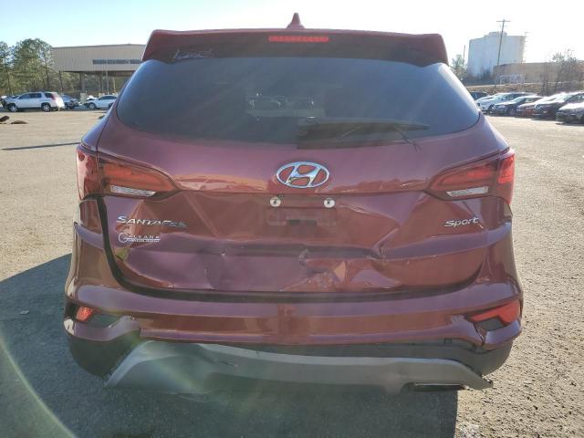 5XYZT3LB1HG449867 - 2017 HYUNDAI SANTA FE RED photo 6