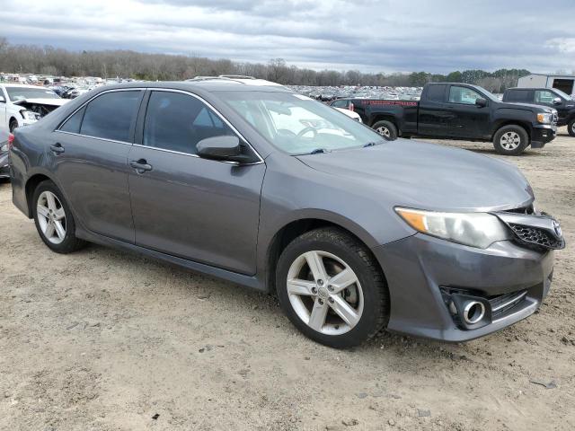 4T1BF1FK0EU807247 - 2014 TOYOTA CAMRY L GRAY photo 4